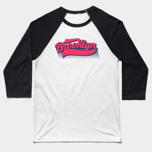 80`s New York Brooklyn ,80´s Brooklyn Schriftzug, 80´s Brooklyn Logo Baseball T-Shirt